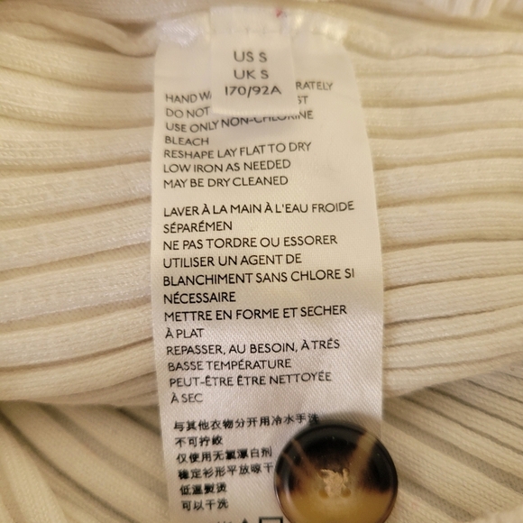 Anthropologie Ribbed Turtleneck Size Small - Picture 5 of 8